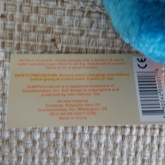 Giant Microbes Common Cold Rhinovirus 3.5"x4" Plush, DNA Laptop Sticker,… - Picture 8 of 16